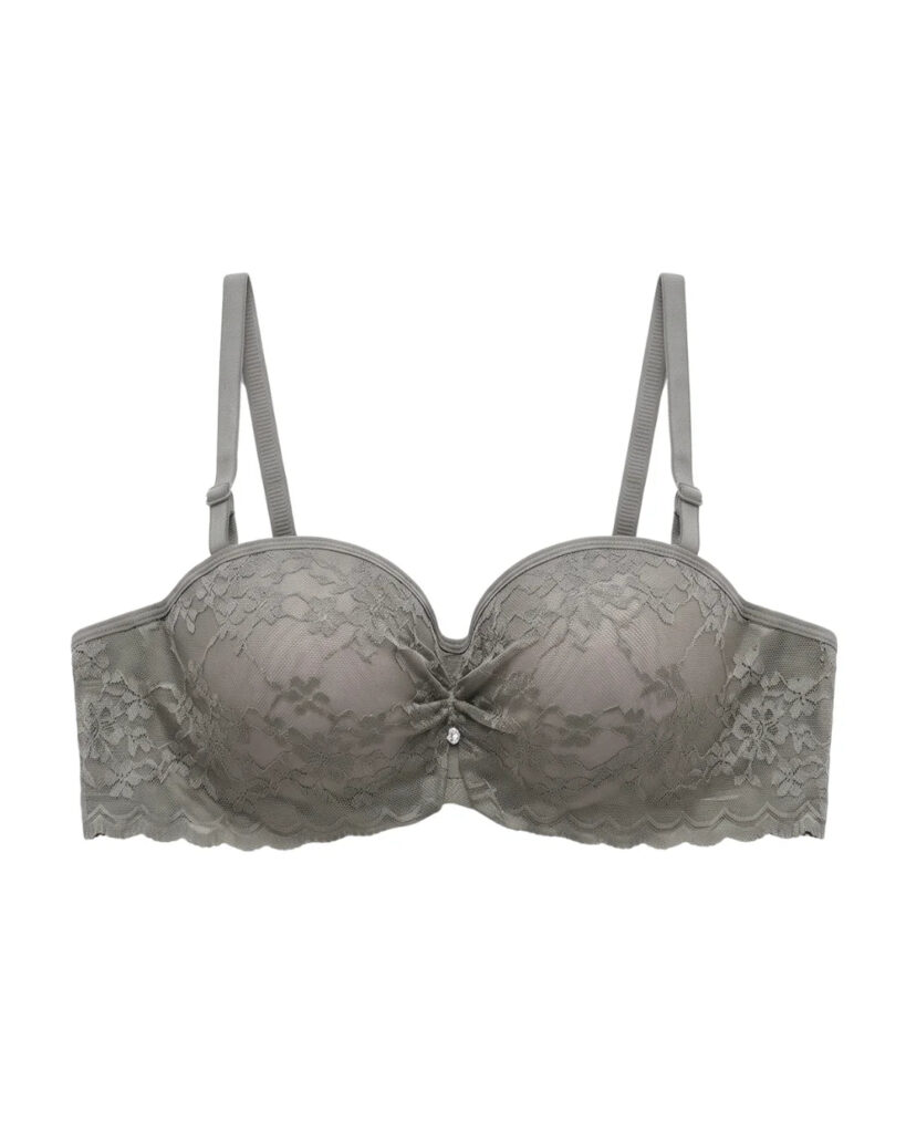 Padded Underwired Push-up Bra - Flowia - Green