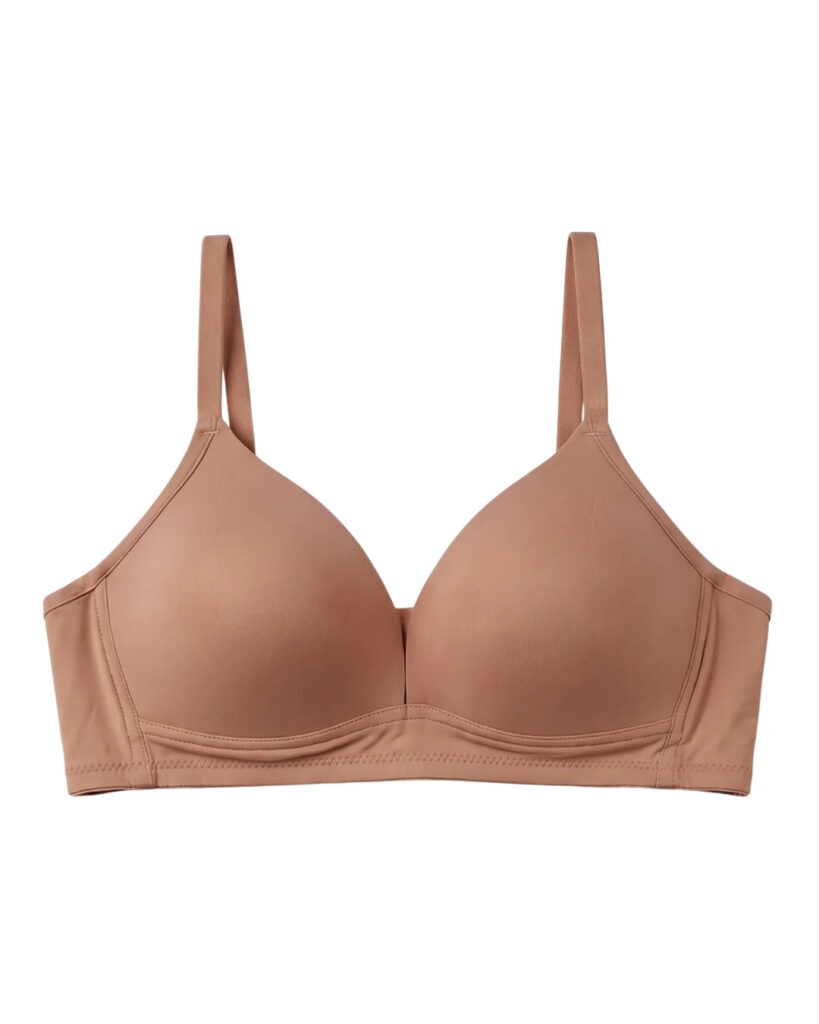 Light Padded Non-Wired T-Shirt Bra - Essentia - Dark Skin