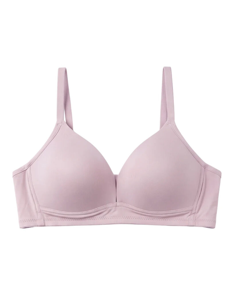 Light Padded Non-Wired T-Shirt Bra - Essentia - Lilac