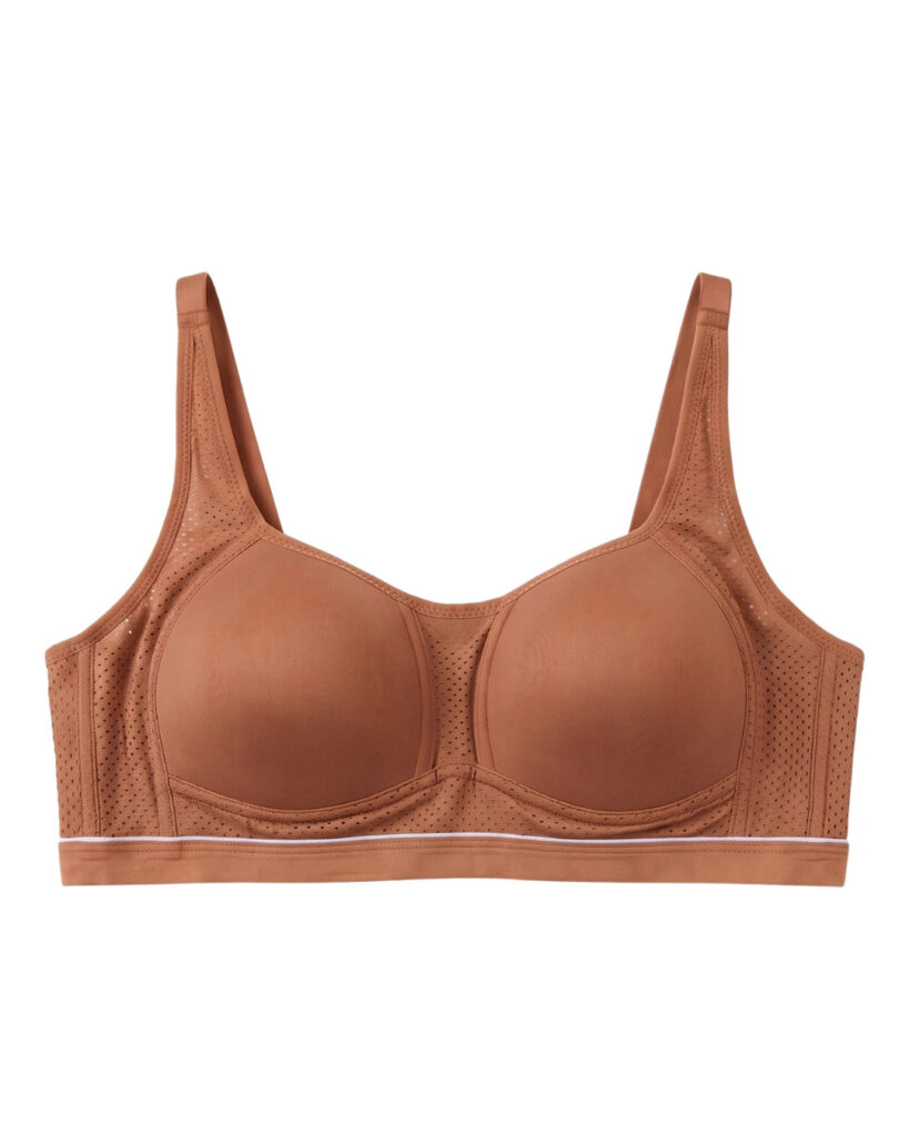Light Padded Non-Wired T-Shirt Bra - Hannah - Brown