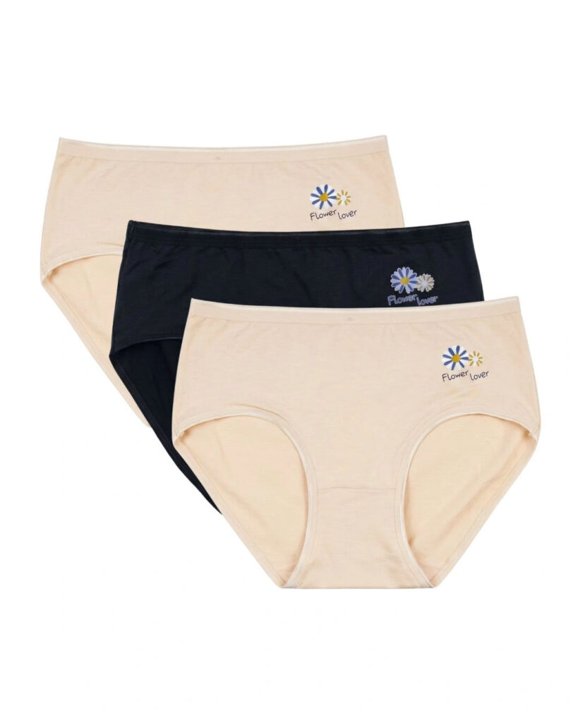Pack Of 3 - Brief Panty - Flovier