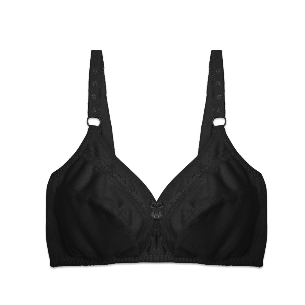 Embrace Fit Casual Non Padded Wireless Bra Black