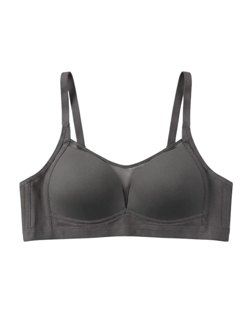 Light Padded Non-Wired T-Shirt Bra - Belle - Charcoal