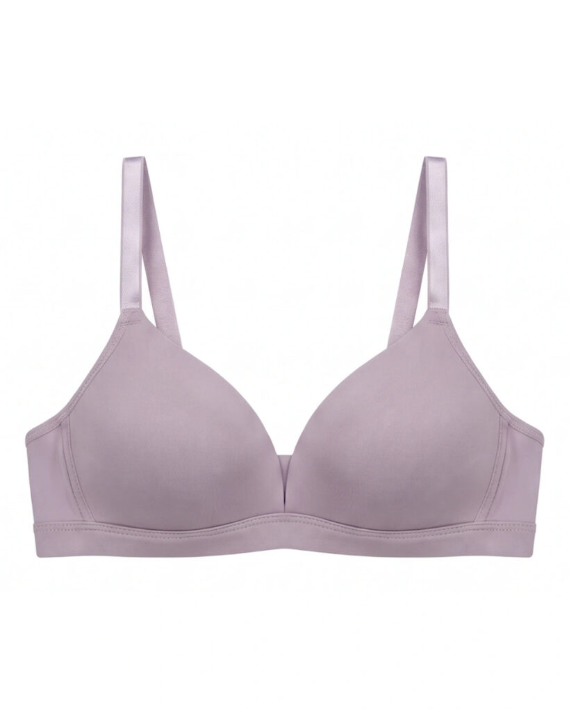 Light Padded Non-Wired T-Shirt Bra - Millie - Lilac