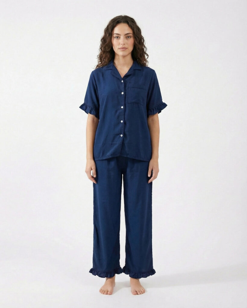 Half Sleeves PJ Set - Linen Comfort