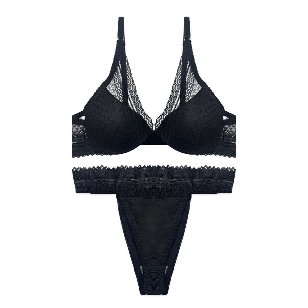 Azure Non Padded Bra and Panty Set