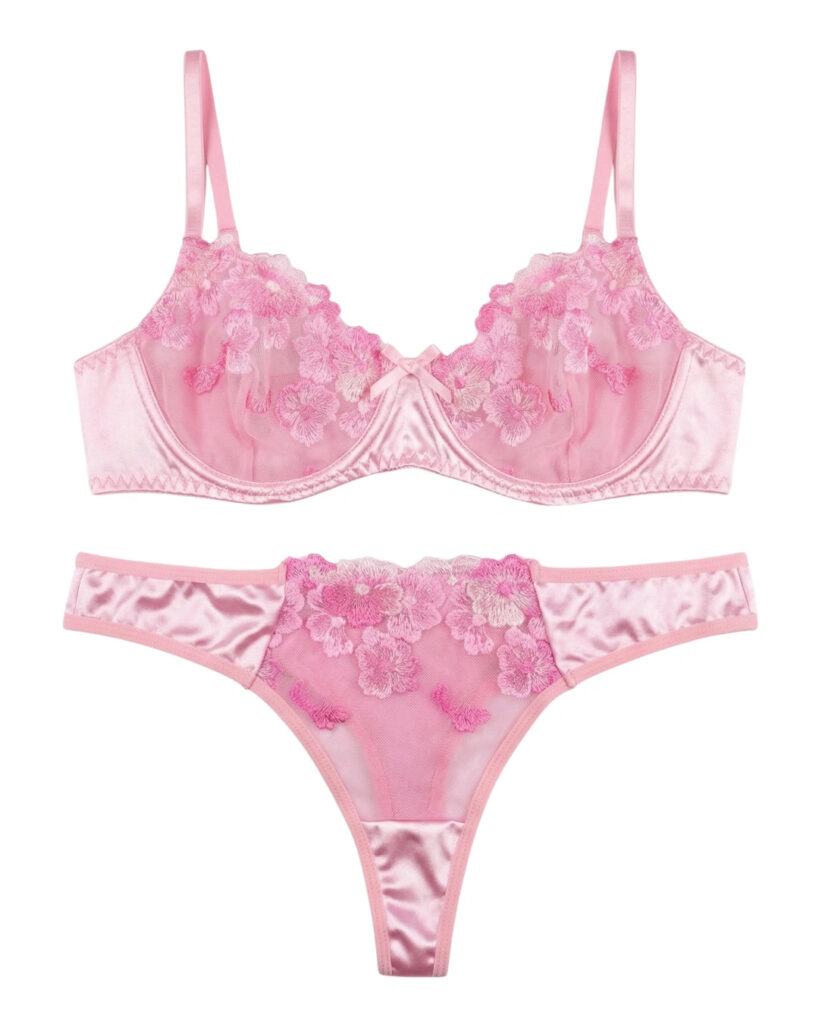 Non Padded Bra Set – Petal Charm