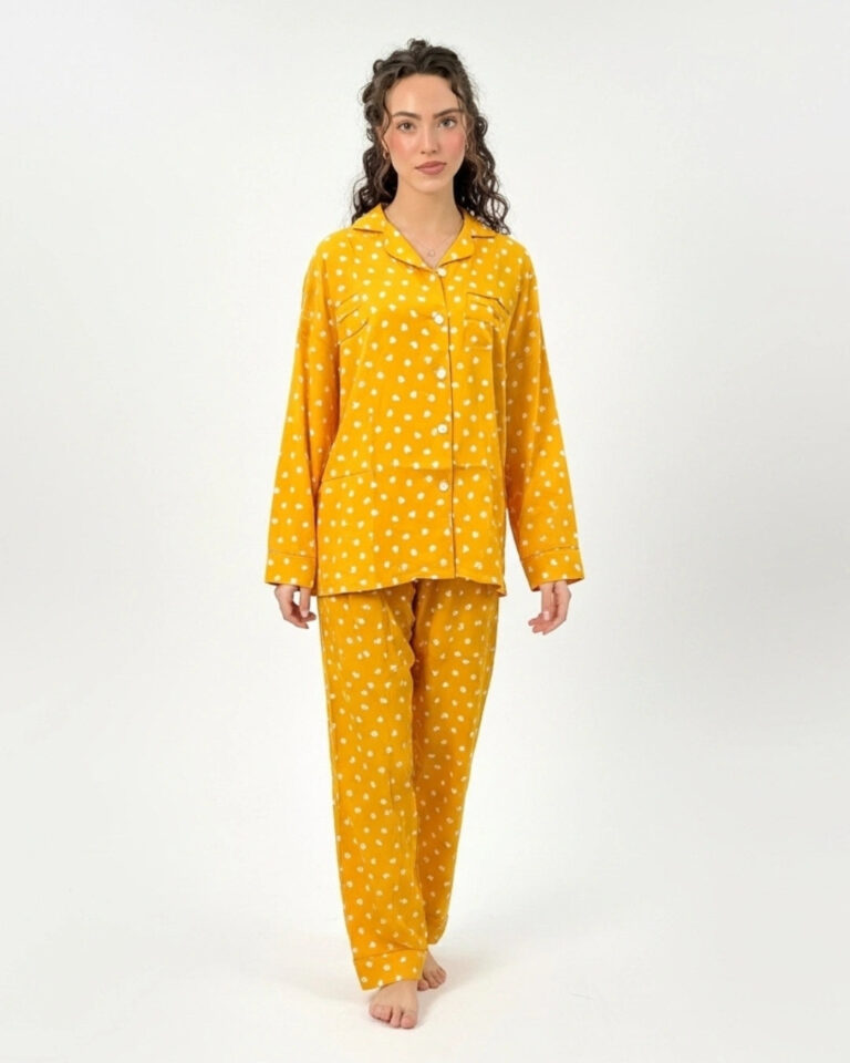 Linen Pajama Suit – Sunleaf Set