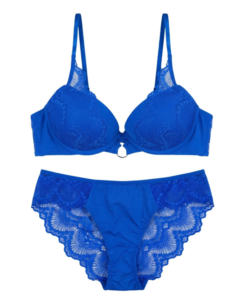Padded Bra Set – Classic Blue