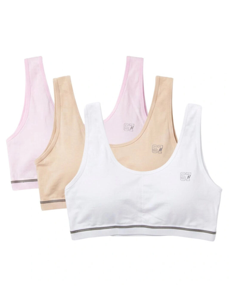 Pack Of 3 Padded Teenage Bra – Bouncy
