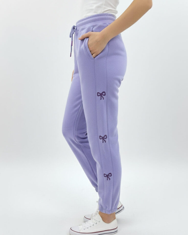 Fleece Trouser - Bow Print