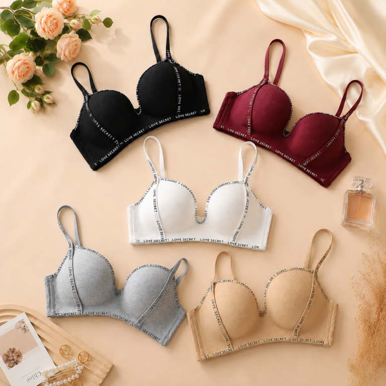Pretty Wear Pack of 3 Love Secret Deep Cleavage Single Padded Bra