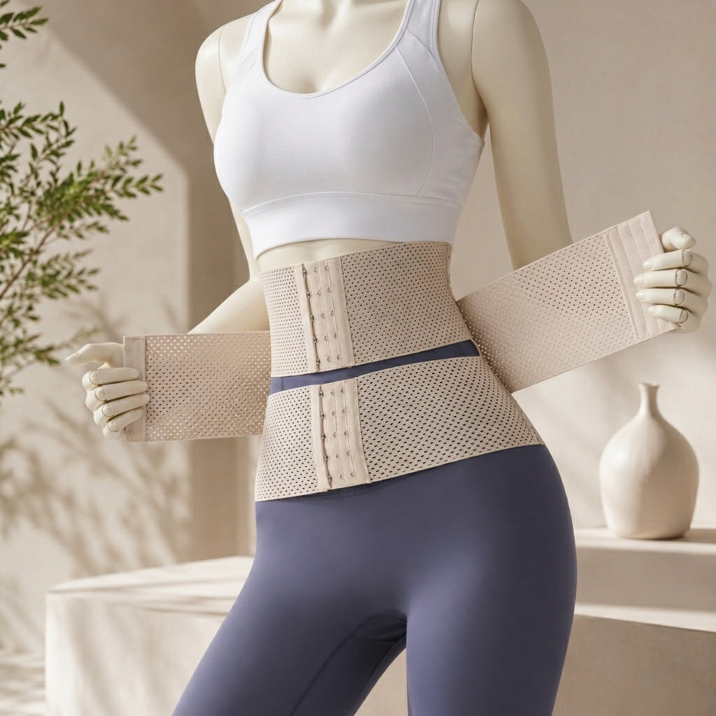 New Breathable Sports Adjustable Waist Trainer Belt & Body Shaper