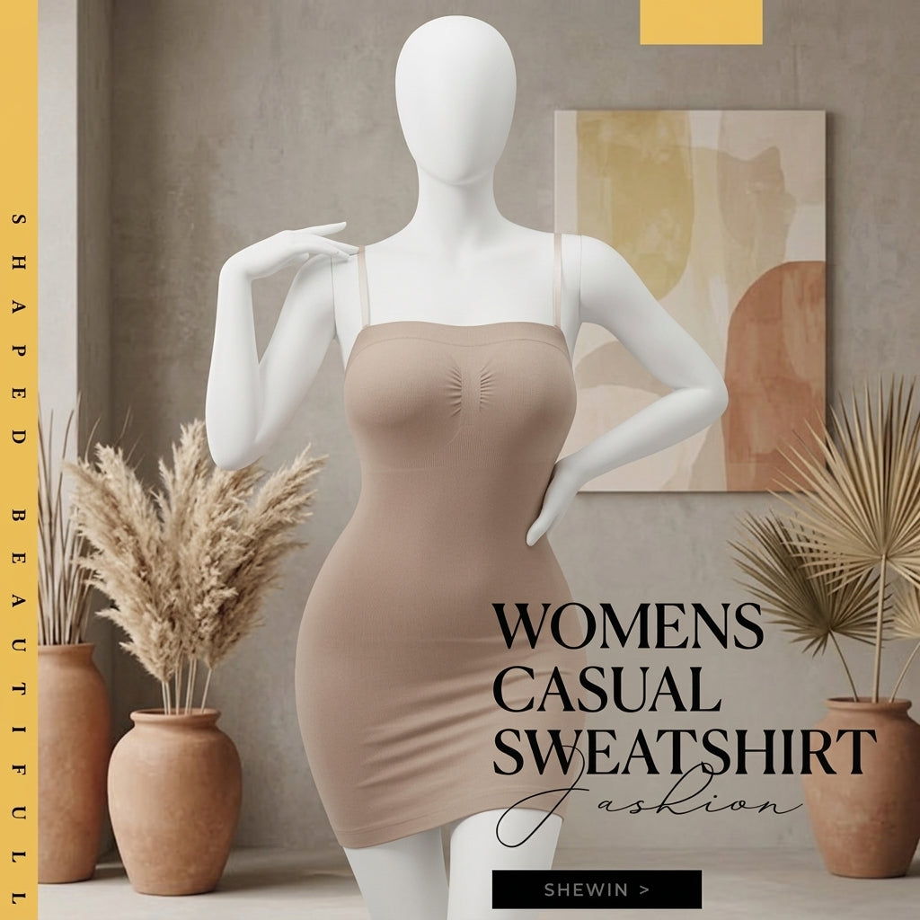 Seamless Body Shaper Slip Dress – Tummy Control & Perfect Under-Saree Petticoat