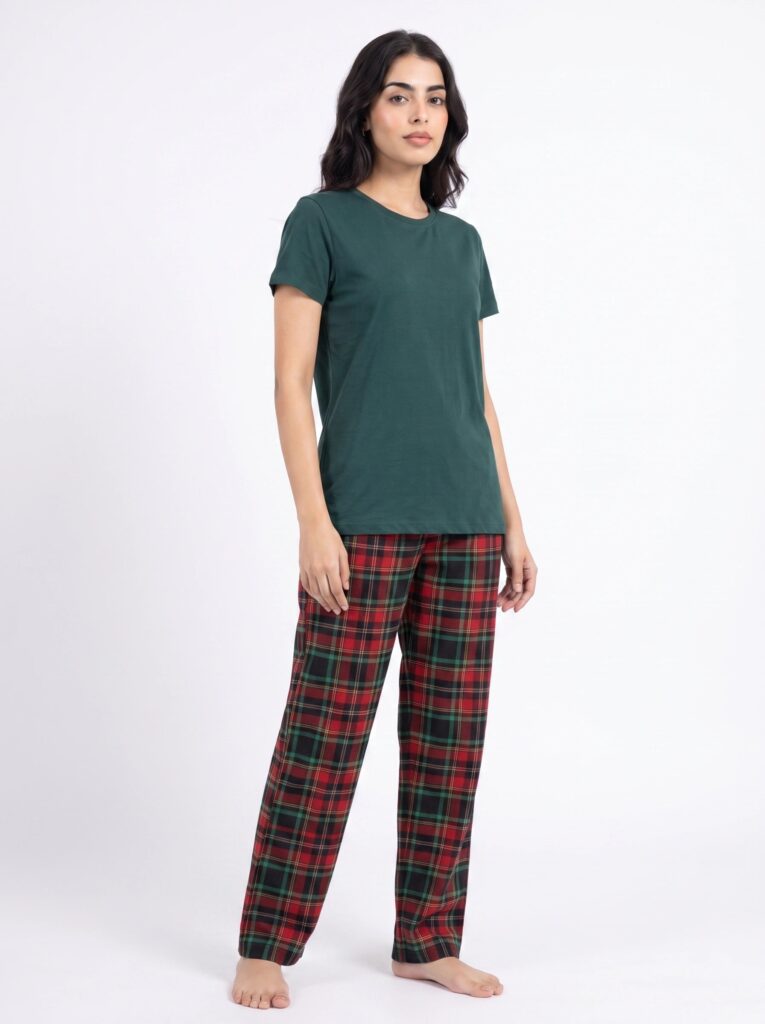 Cotton PJ Set - Juniper