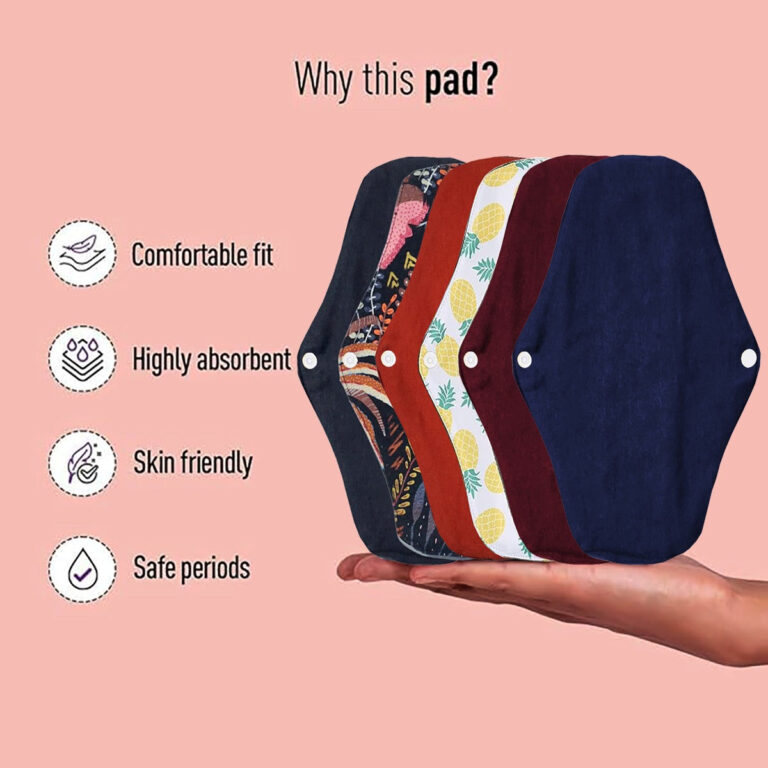 Pretty Wear New Waterproof Women Cloth Sanitary Napkin Menstrual Pad Reusable, Period Pads, Sanitary Pads