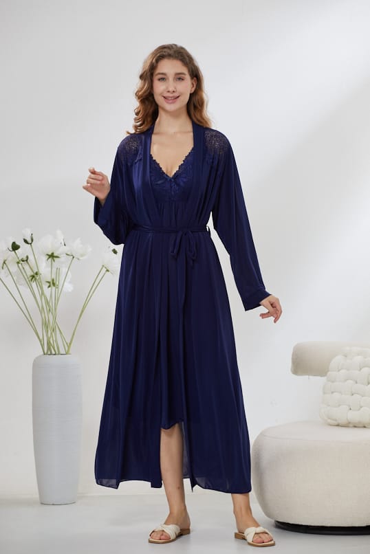 4-Piece Pure Silk Nightwear Set – Rosvian