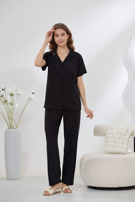 4-Piece Pure Silk Nightwear Set – Rosvian