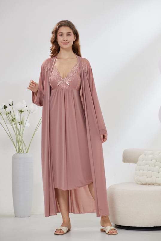 4-Piece Pure Silk Nightwear Set – Rosvian