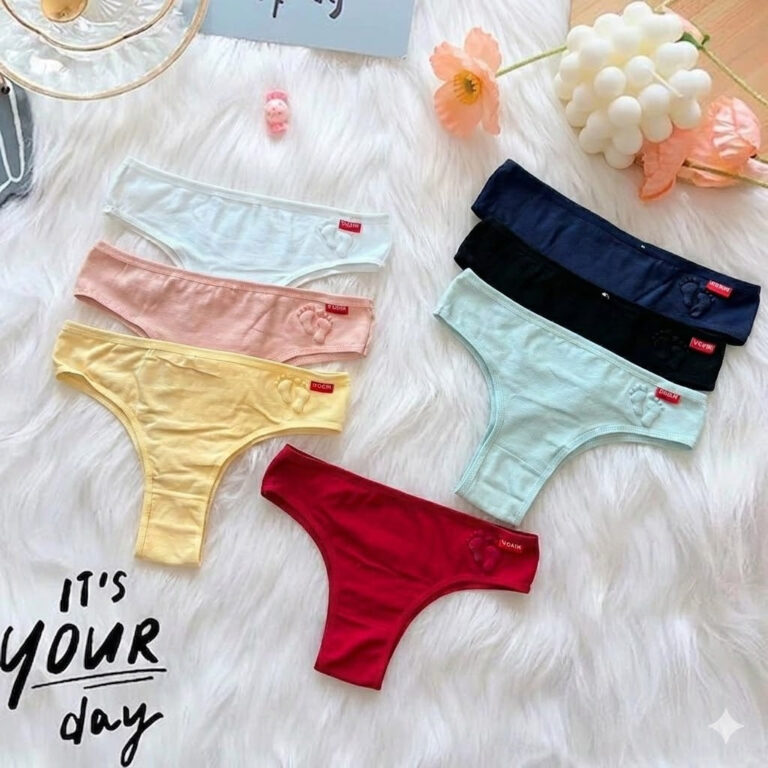 Pretty Wear Soft Cotton Panty Pack of 3 – Random Colors