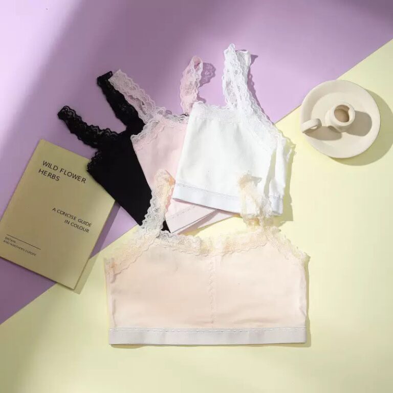 Pretty Wear pack of 3 Teenagers Elegant Floral Lace Camisole Bra Pack