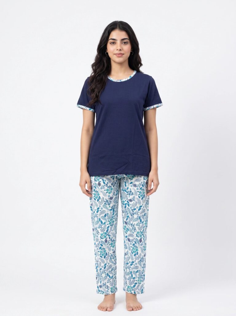 Cotton PJ Set – Bluebell