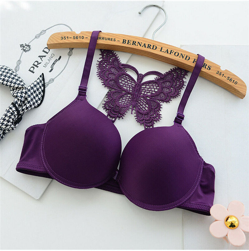 Front Open Butterfly Y-line Adjustable Straps Push Up
