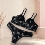 Pack Of 3 Women’s Floral Lace Panty with Ruffle Frill Design