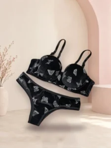 Pack Of 3 Women’s Floral Lace Panty with Ruffle Frill Design