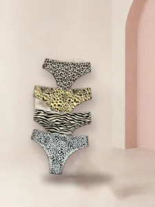 Pack Of 3 Women’s Floral Lace Panty with Ruffle Frill Design