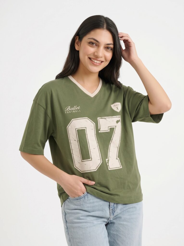Drop Shoulder Graphic Tee – Ballet
