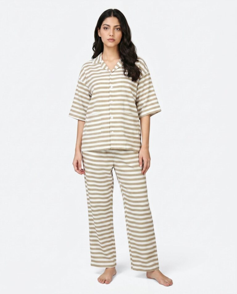 Summer Loungewear Set – Monroe Stripe