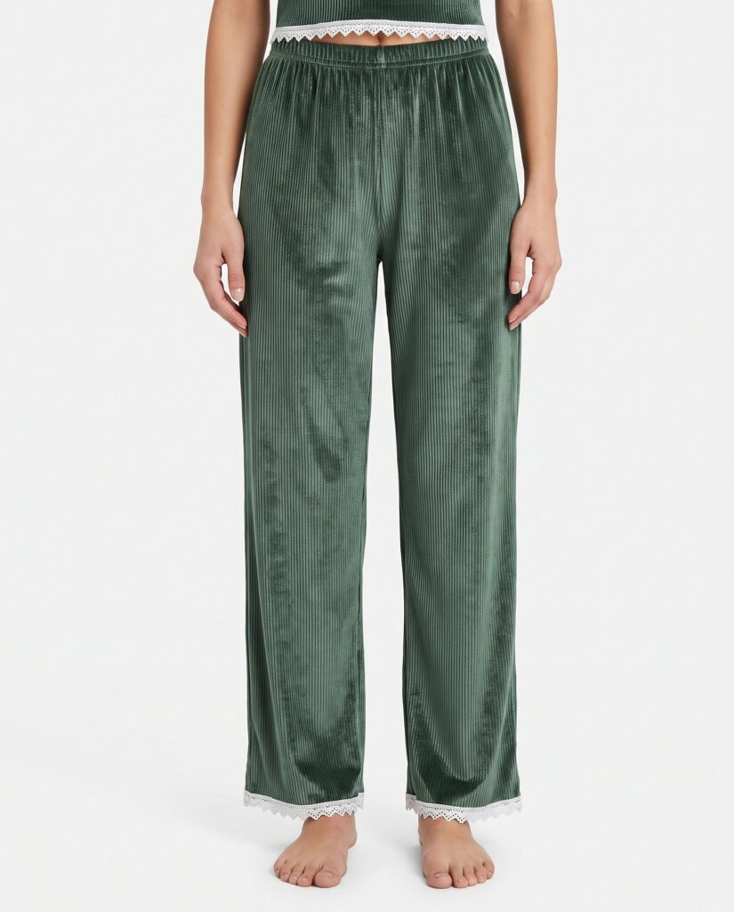 Textured Velvet Trouser – Classic Lounge