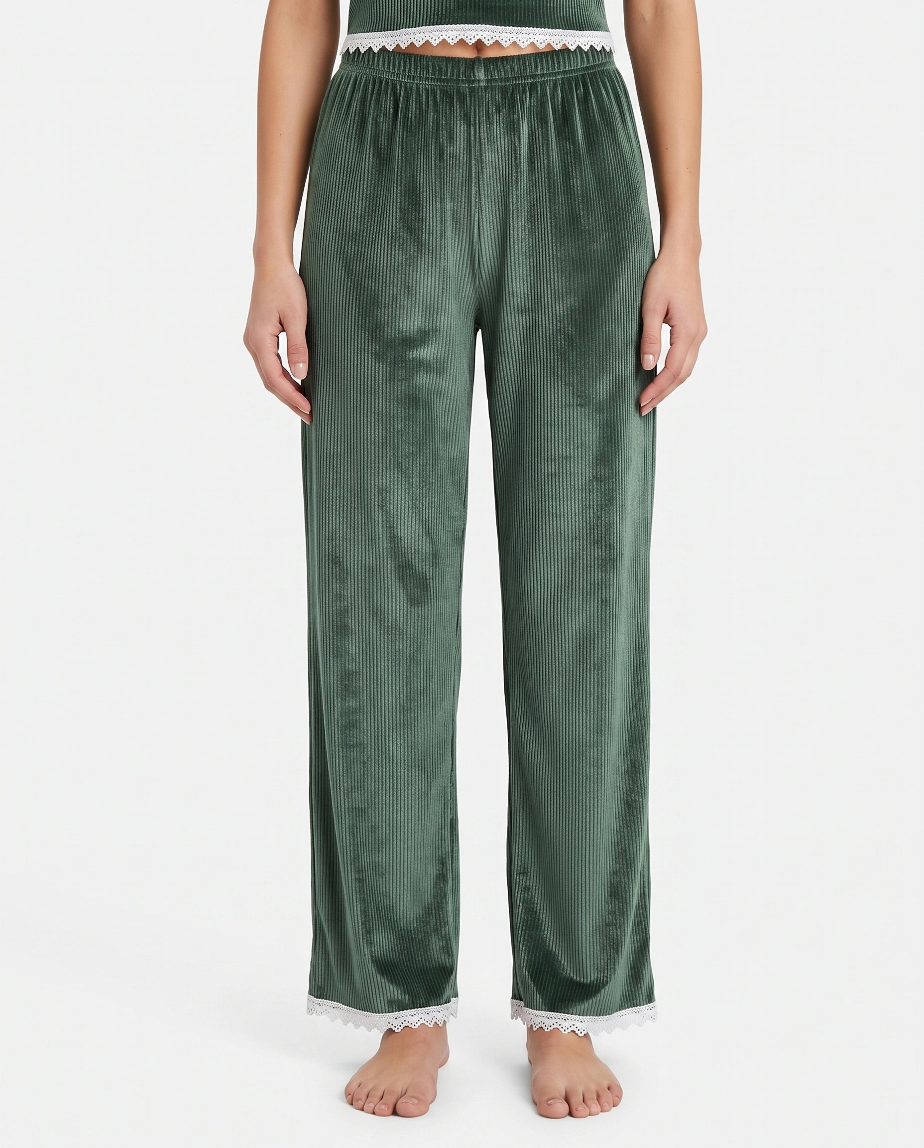 Textured Velvet Trouser – Classic Lounge