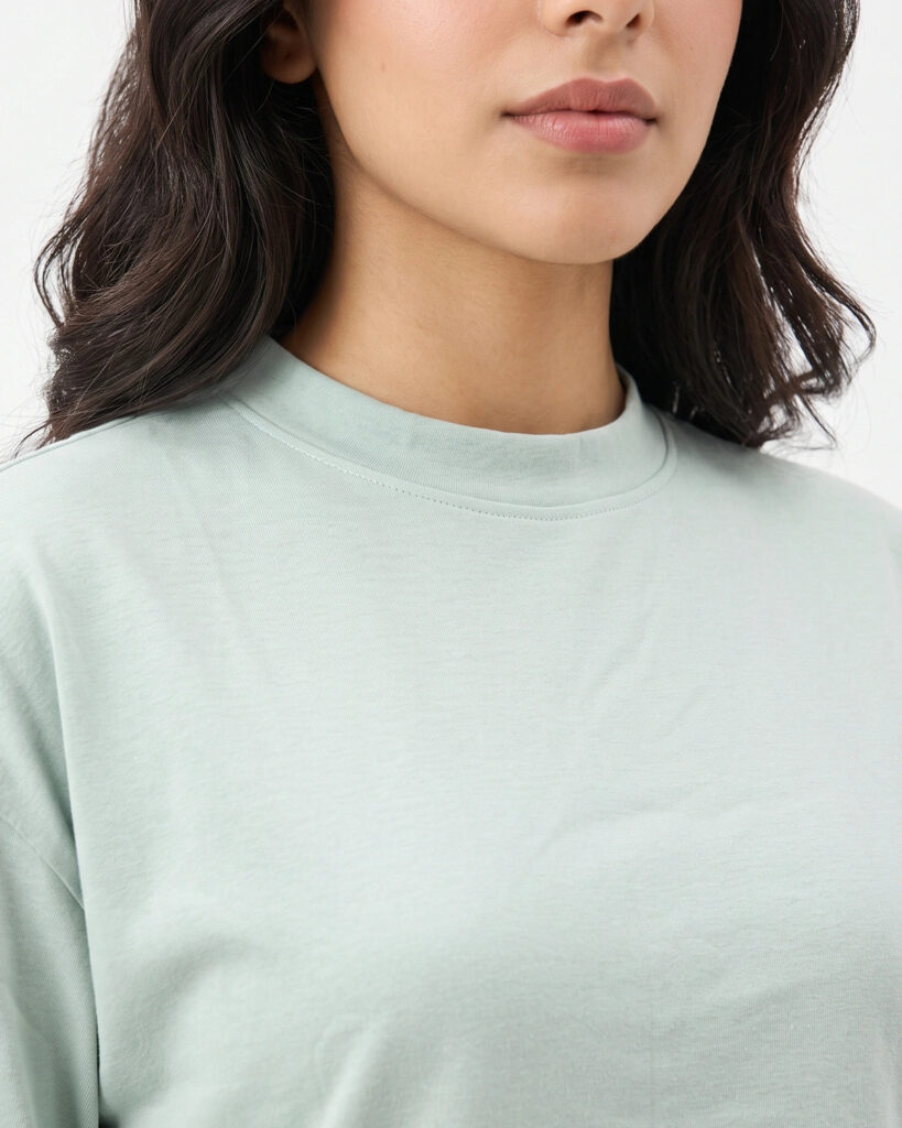 Drop Shoulder Cotton PJ Set – Pastel Stripe