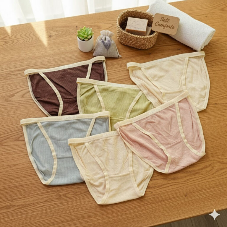 Pretty Wear Pack of 5 Sport Mesh Panty– Soft, Breathable & Everyday